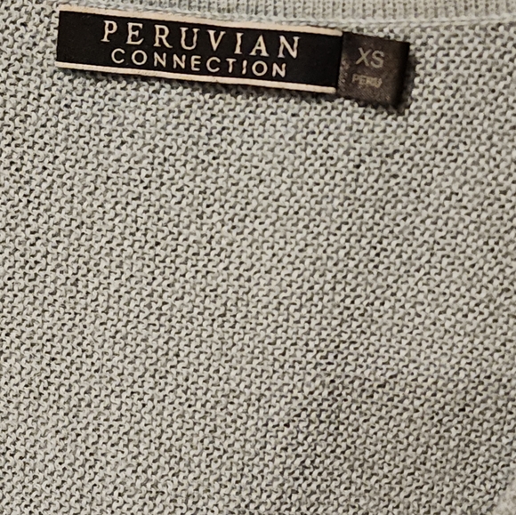 Peruvian Connection 100% Alpaca Oversized In Mineral Blue - Picture 3 of 5